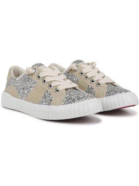 Blowfish Malibu Wave-k Girls Glitter Sneakers Size 5 Lace Up NWT